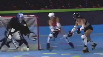 Bikini-Hockey in den
                            "USA" 01