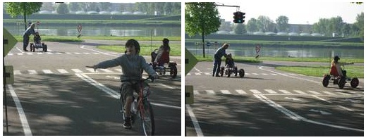 Verkehrspark 06 mit Go-Cart, Fahrrad
                            und Ampel, Linz-Urfahr, �sterreich