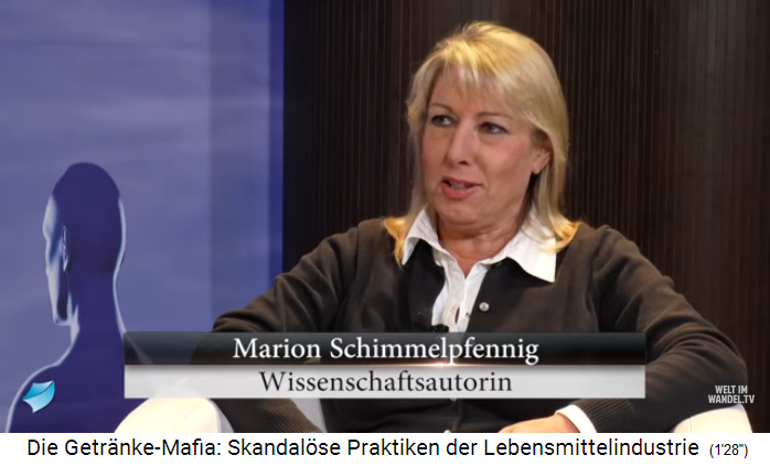 Wissenschaftsjournalistin Marion
                    Schimmelpfennig mit ihrem Buch "Mineralwasser-
                    & Getr�nkemafia"