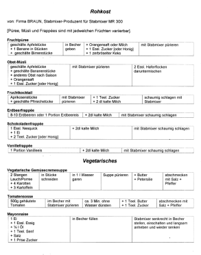 Vegetarisches Braun: Suppen