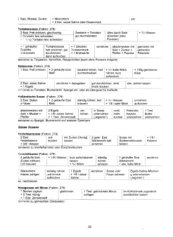 Vegetarisch Falken 22:
Warme Sossen, süsse Sossen Vegetarisch Falken 22: Warme Sossen,
süsse Sossen