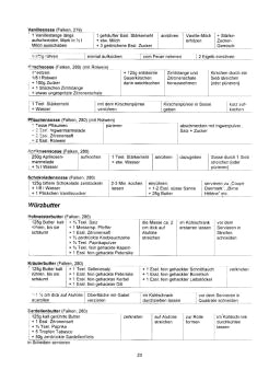 Vegetarisch Falken 23:
Süsse Sossen, Würzbutter Vegetarisch Falken 23: Süsse Sossen,
Würzbutter