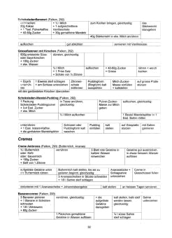 Vegetarisch Falken
32: Puddings, Flammeris, Cremes Vegetarisch Falken 32: Puddings,
Flammeris, Cremes