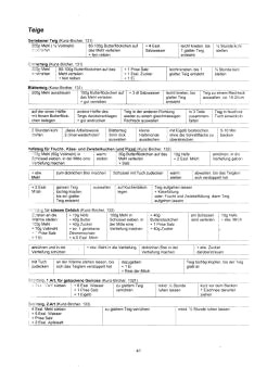 Vegetarisch Kunz-Bircher: Teige Vegetarisch Kunz-Bircher: Teige