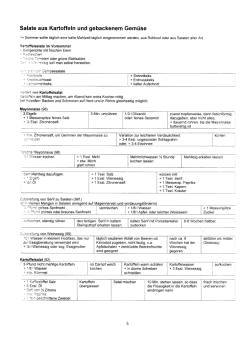 Vegetarisch Oberd�rffer: Salate aus
                            Kartoffeln und gebackenem Gem�se 01