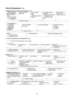 Vegetarisch Oberd�rffer: Warme
                            Reisspeisen 01