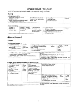 Vegetarisch Treichlinger: Salate,
                            Suppen