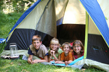Camping ist f�r Kinder
                            "spannend"