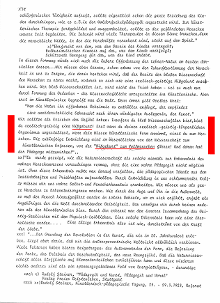 Rassismus in diesem Buch: Clausen,
Anke-Usche / Riedel, Martin: Schöpferisches
Gestalten mit Farben mit der dazugerhöigen
Materialkunde. Methodisches Arbeitsbuch Band
IV für alle Altersstufen; Mellinger-Verlag,
Stuttgart, 3. Auflage 1981, S.134, über die
"seelisch-geistige Missgeburt" Rassismus in diesem Buch: Clausen,
Anke-Usche / Riedel, Martin: Schöpferisches
Gestalten mit Farben mit der dazugerhöigen
Materialkunde. Methodisches Arbeitsbuch Band
IV für alle Altersstufen; Mellinger-Verlag,
Stuttgart, 3. Auflage 1981, S.134, über die
"seelisch-geistige Missgeburt"