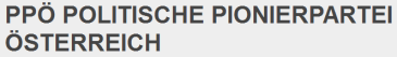 PP� Politische
                          Pionierpartei von �sterreich online, Logo