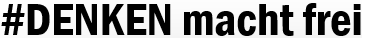 Denken macht frei online, Logo