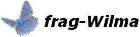 Frag Wilma
                online, Logo mit Schmetterling