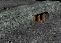 Siphon-Einst�rze sind f�r Velofahrer /
                          Fahrradfahrer das Beste: Es ist kein
                          Dolendeckel in der Fahrbahn.