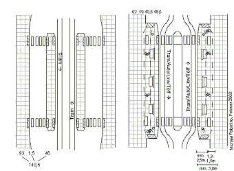 Umbau
einer
Tramstation zur
Kaphaltestelle
mit Velowegen /
Fahrradwegen
hinter dem
Tramhäuschen
durch, Beispiel
Museum Rietberg,
Zürich Umbau einer
Tramstation zur
Kaphaltestelle
mit Velowegen /
Fahrradwegen
hinter dem
Tramhäuschen
durch, Beispiel
Museum Rietberg,
Zürich