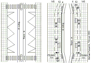 Umbau
einer
Tramstation in
eine
Fussgängerzone
mit zwei
Velowegen
hinter den
Tramhäuschen
hindurch Umbau
einer
Tramstation in
eine
Fussgängerzone
mit zwei
Velowegen
hinter den
Tramhäuschen
hindurch
