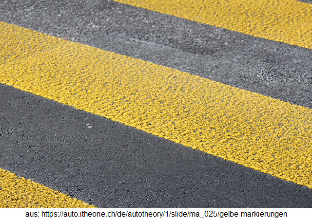 32.
Gelbe Markierungen: Markierung von
besonderen Wegen und Flächen 32.
Gelbe Markierungen: Markierung von
besonderen Wegen und Flächen