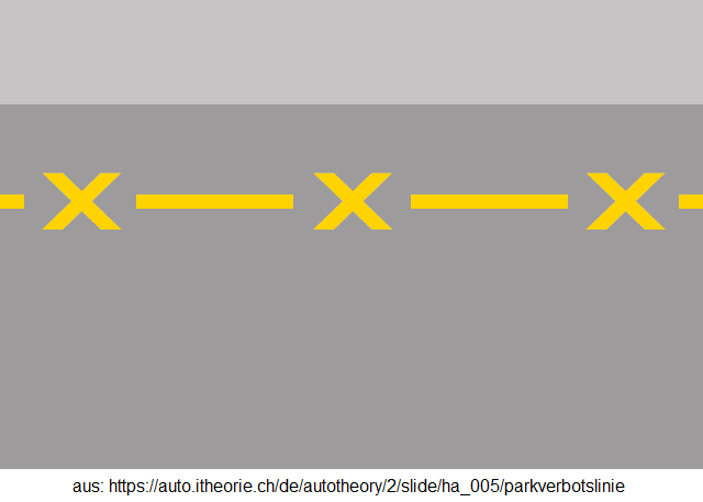 2) Parkverbotslinie mit
Haltemöglichkeit und
Güterumschlag 2)
Parkverbotslinie mit
Haltemöglichkeit und
Güterumschlag