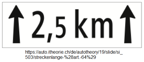 3. Streckenlänge 2,5km (Art. 64) 3. Streckenlänge 2,5km (Art. 64)
