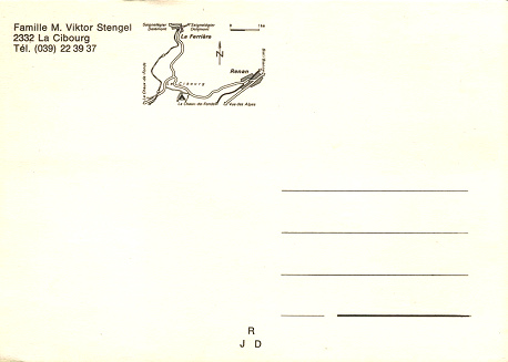 La Cibourg
Adresse La Cibourg Adresse