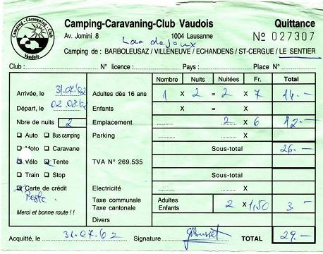 Lac de Joux
Quittung Lac de Joux Quittung