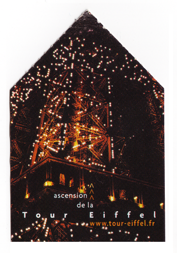 Paris
                            Eiffelturm Billet ganz nach oben, Fahrkarte,
                            ticket tour Eiffel