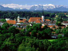 Der Inn in Deutschland:
                          Alt�tting, Panorama