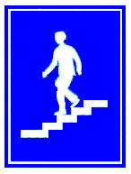 Verkehrszeichen: Hinweissignal
                      Fussg�ngerunterf�hrung