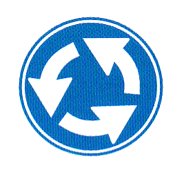 Verkehrszeichen: Vorschriftssignal
                      Kreisverkehr