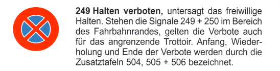 Verkehrszeichen: Vorschriftssignal anhalten
                      verboten